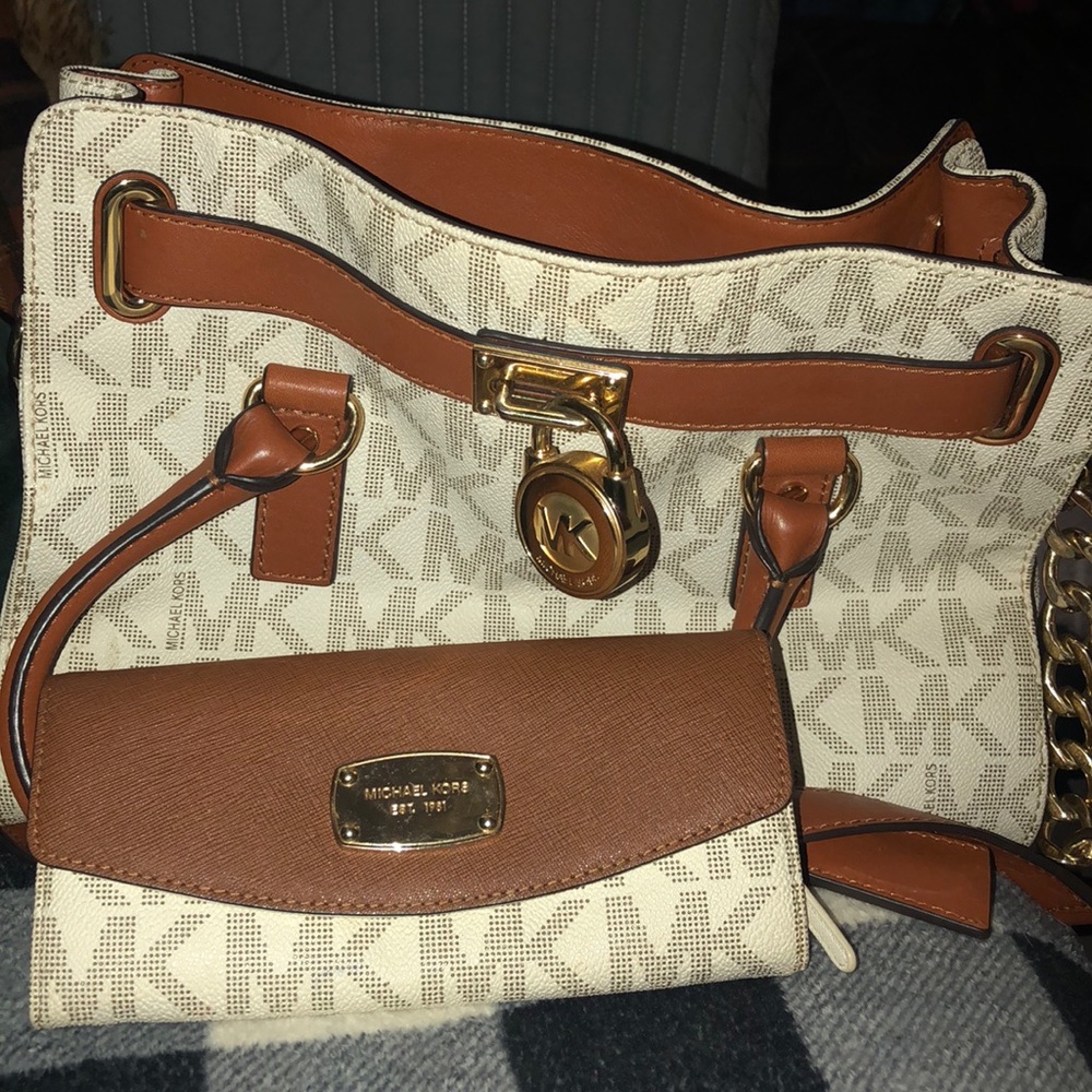 Michael Kors Handbag & Matching Wallet